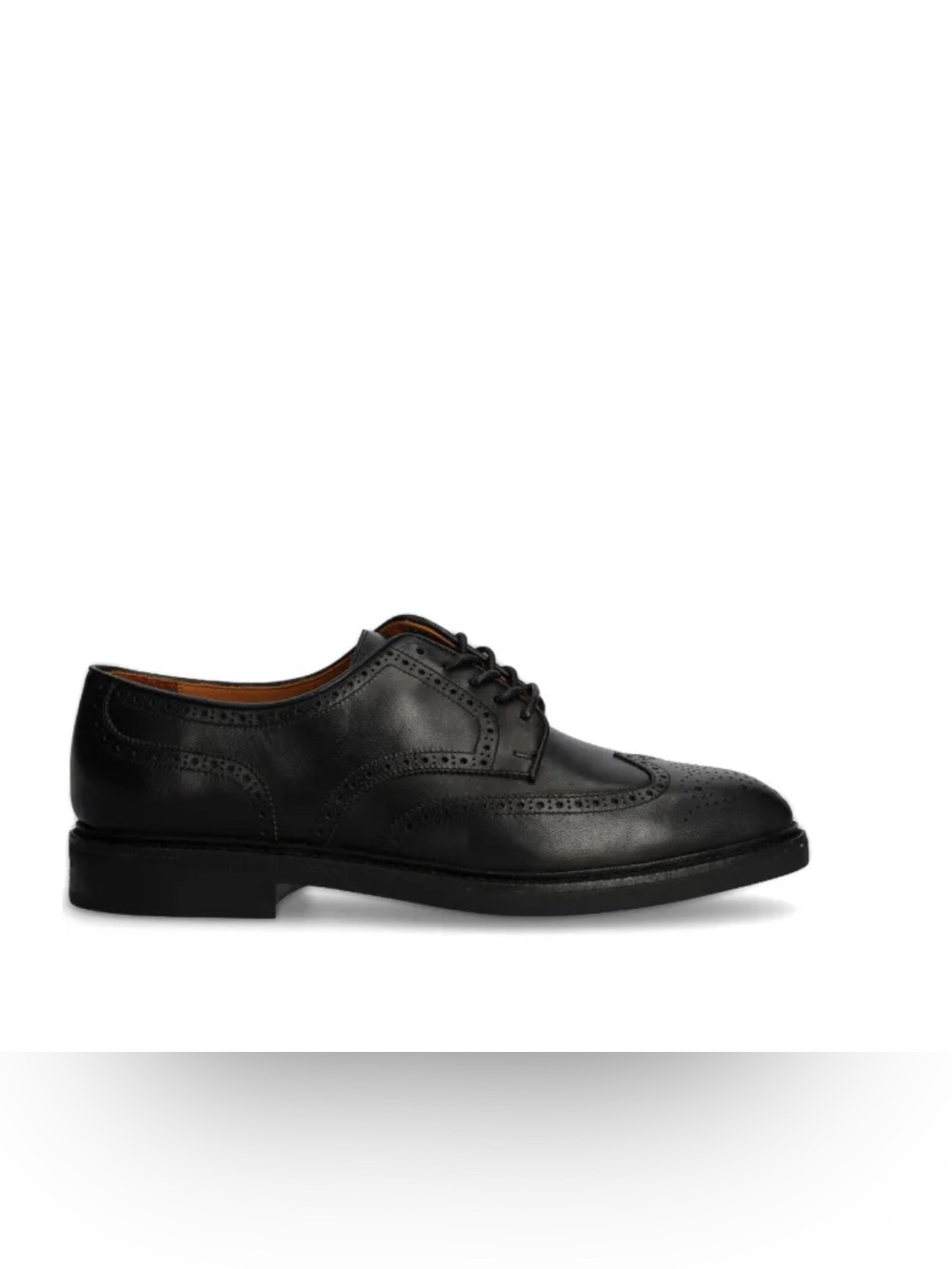 Polo by Ralph Lauren Black Leather Brogue Derby NWOT